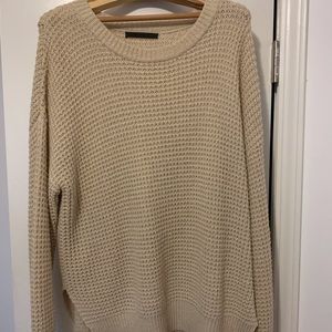 Jenni Kayne Cameau Seattle Wool & Camel Hair Blend Crewneck